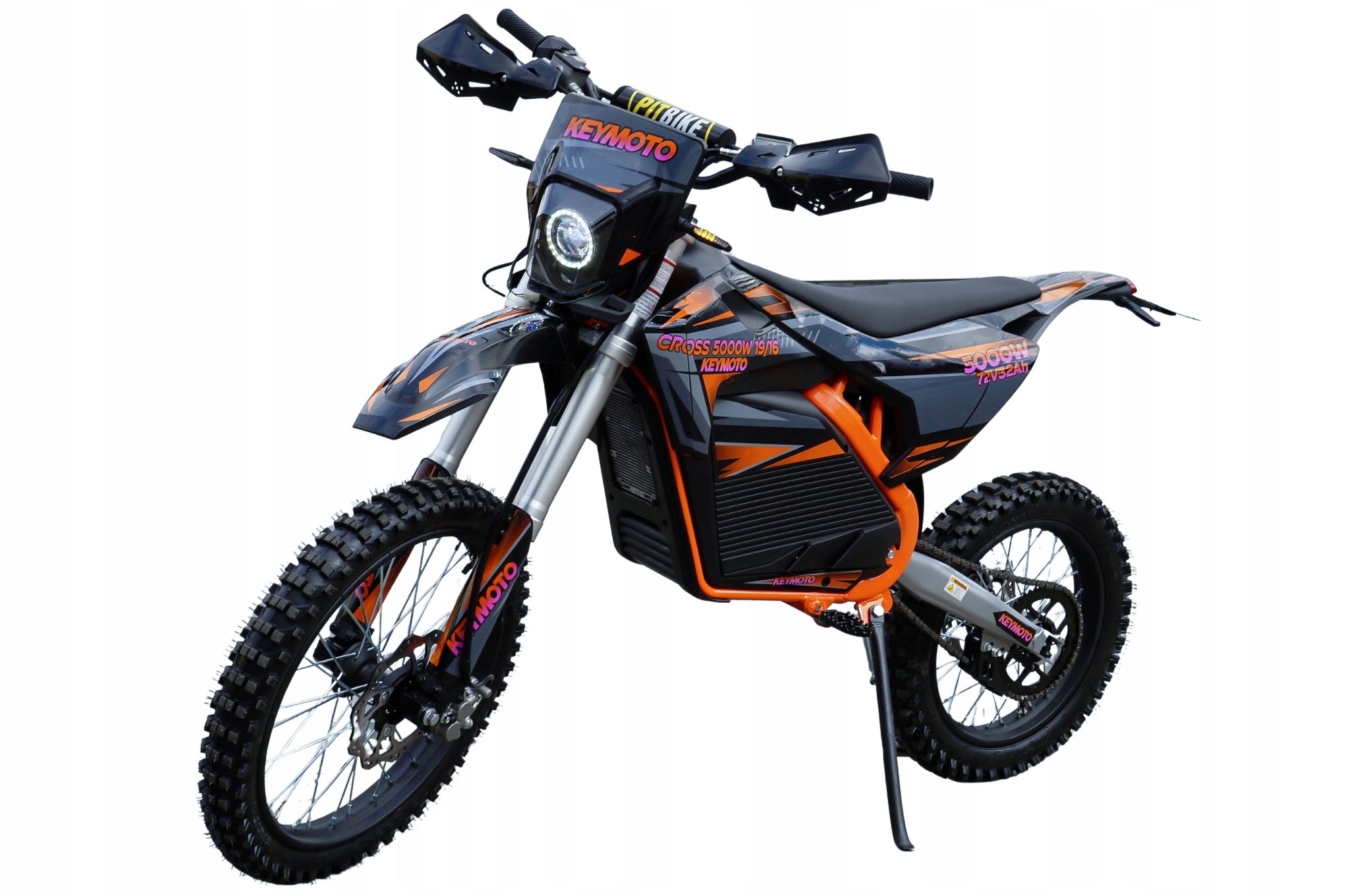 Cross ELECTRIC 5000W 72V 32Ah Keymoto WHEELS 19/16 Inch Li-Ion LED