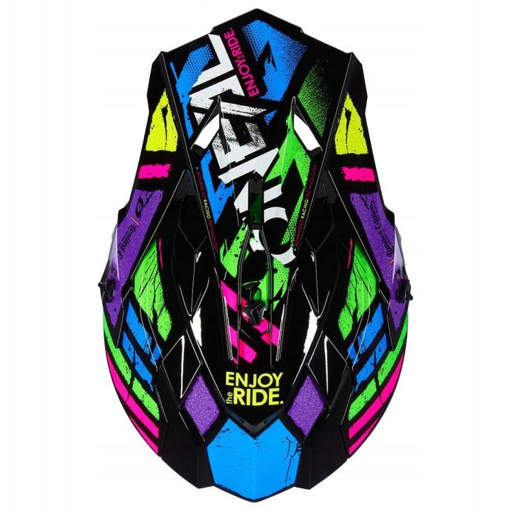 Cross Enduro Helmet O'Neal 2SRS Glitch V.23 Multi M 57-58 cm Colourful Manufacturer O'neal