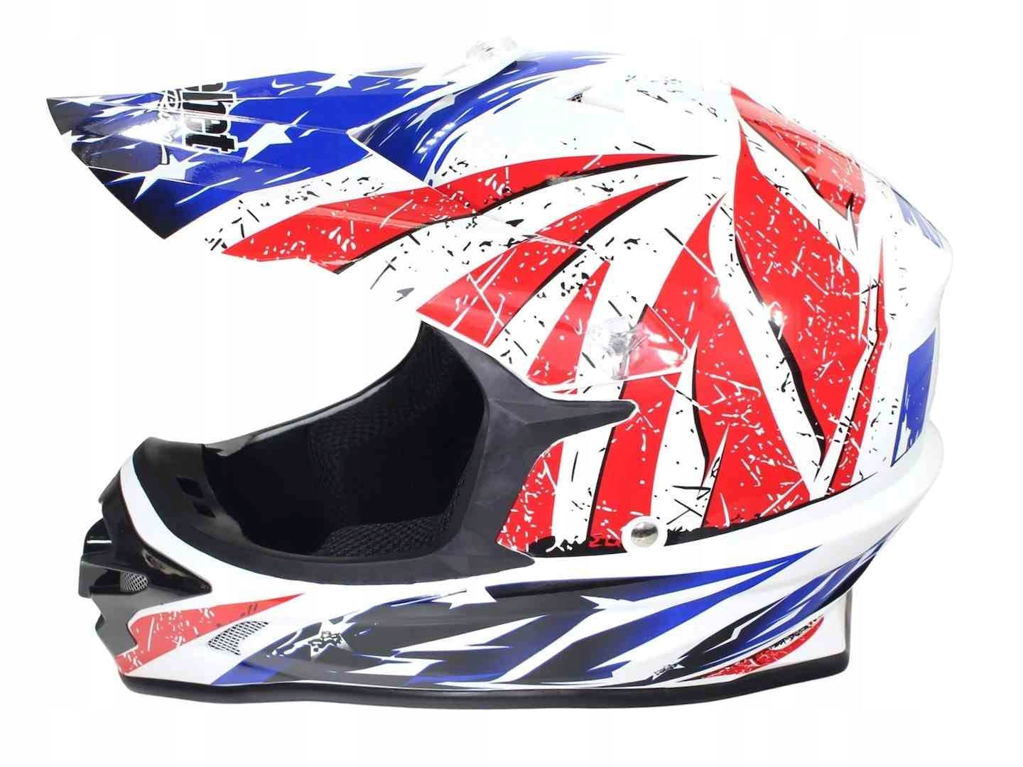 Cross/Enduro Helmet Safebet HF-115 White M size 57-58 (No ECE) Manufacturer Safebet