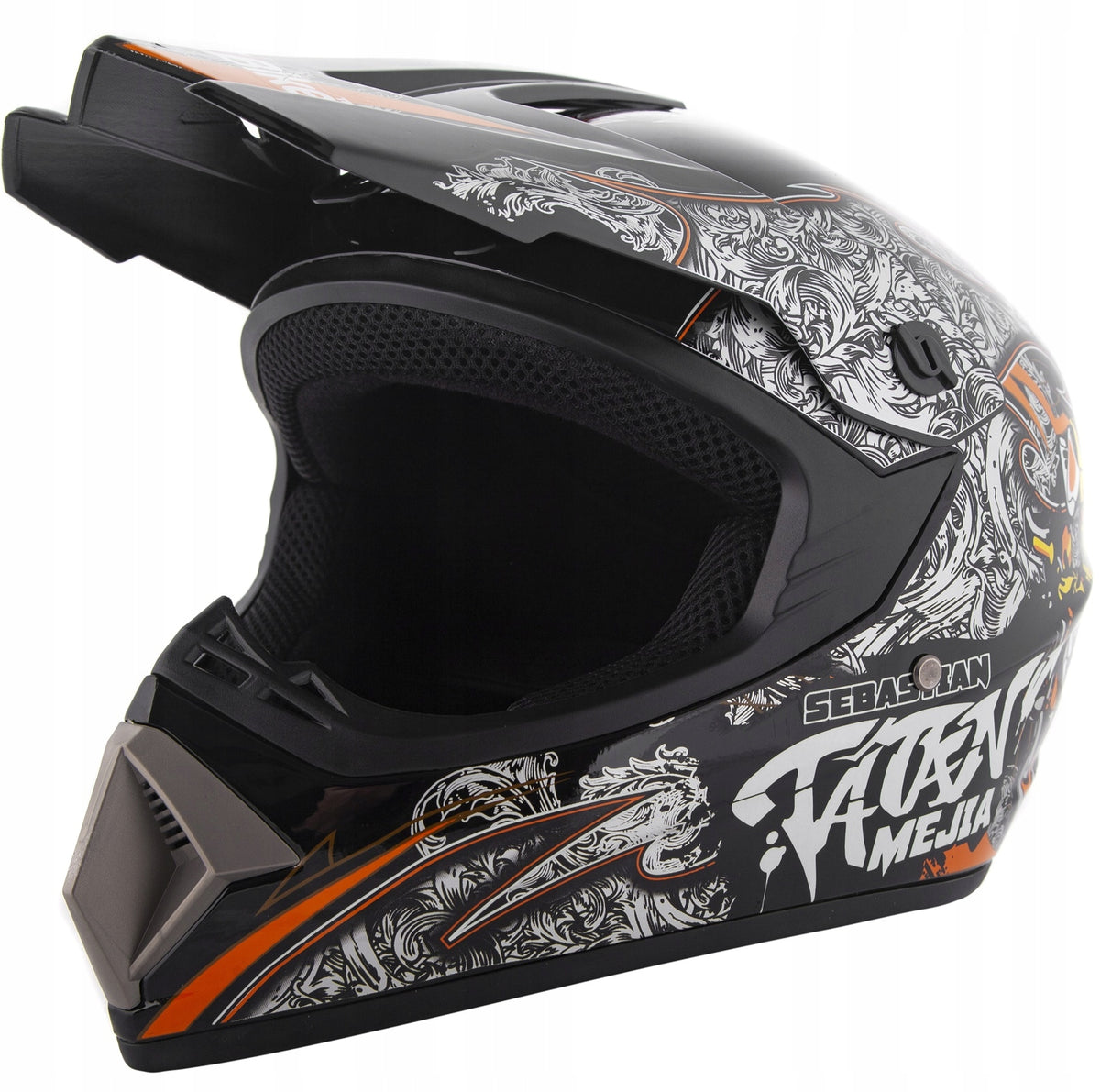Cross Helmet Black for Quad ATV Enduro BMX Bike Scooter XL 61-62 cm
