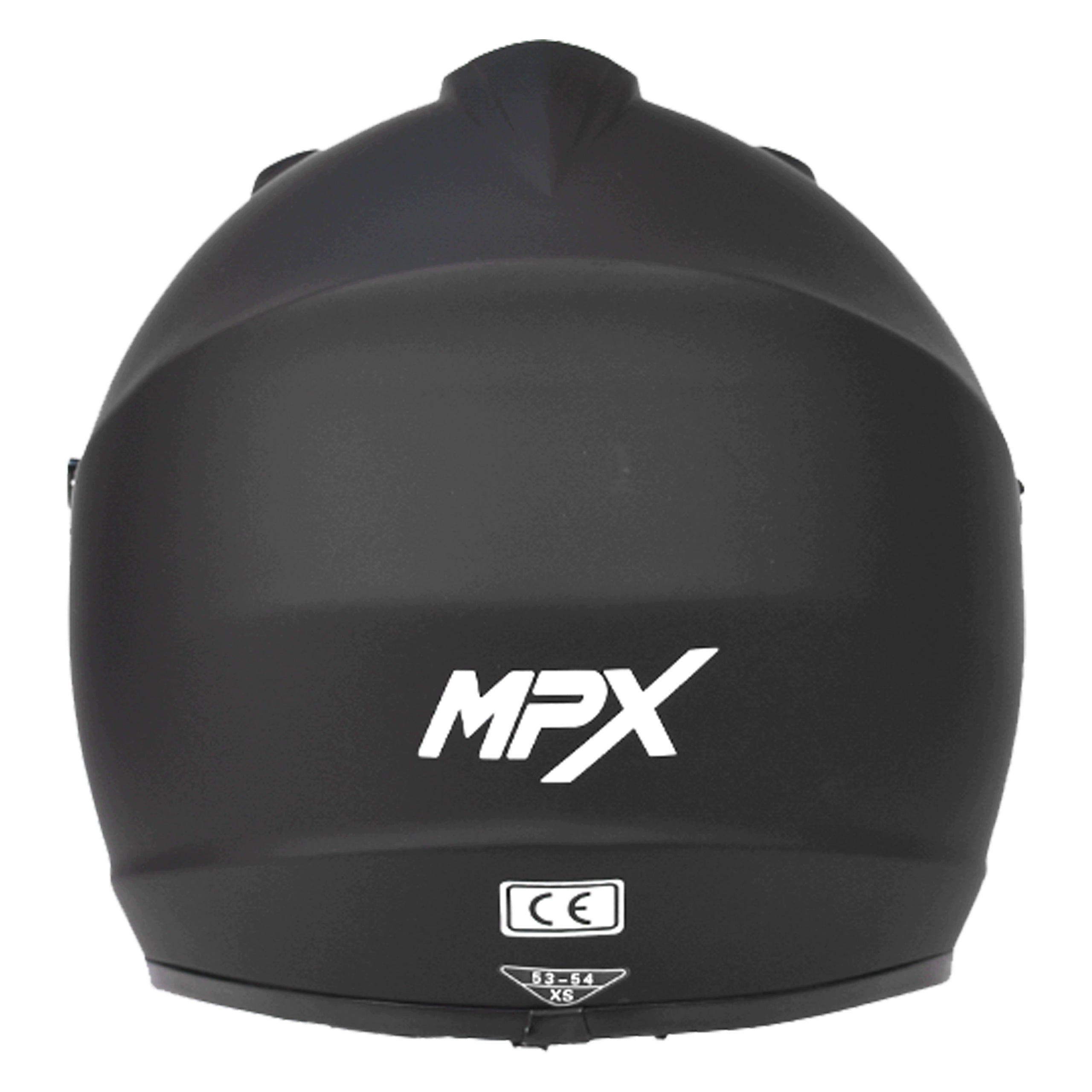 Cross M Helmet for Kids on Enduro Quad BMX Scooter M 55-56cm Black Mat Manufacturer's catalog number MCGKA80103