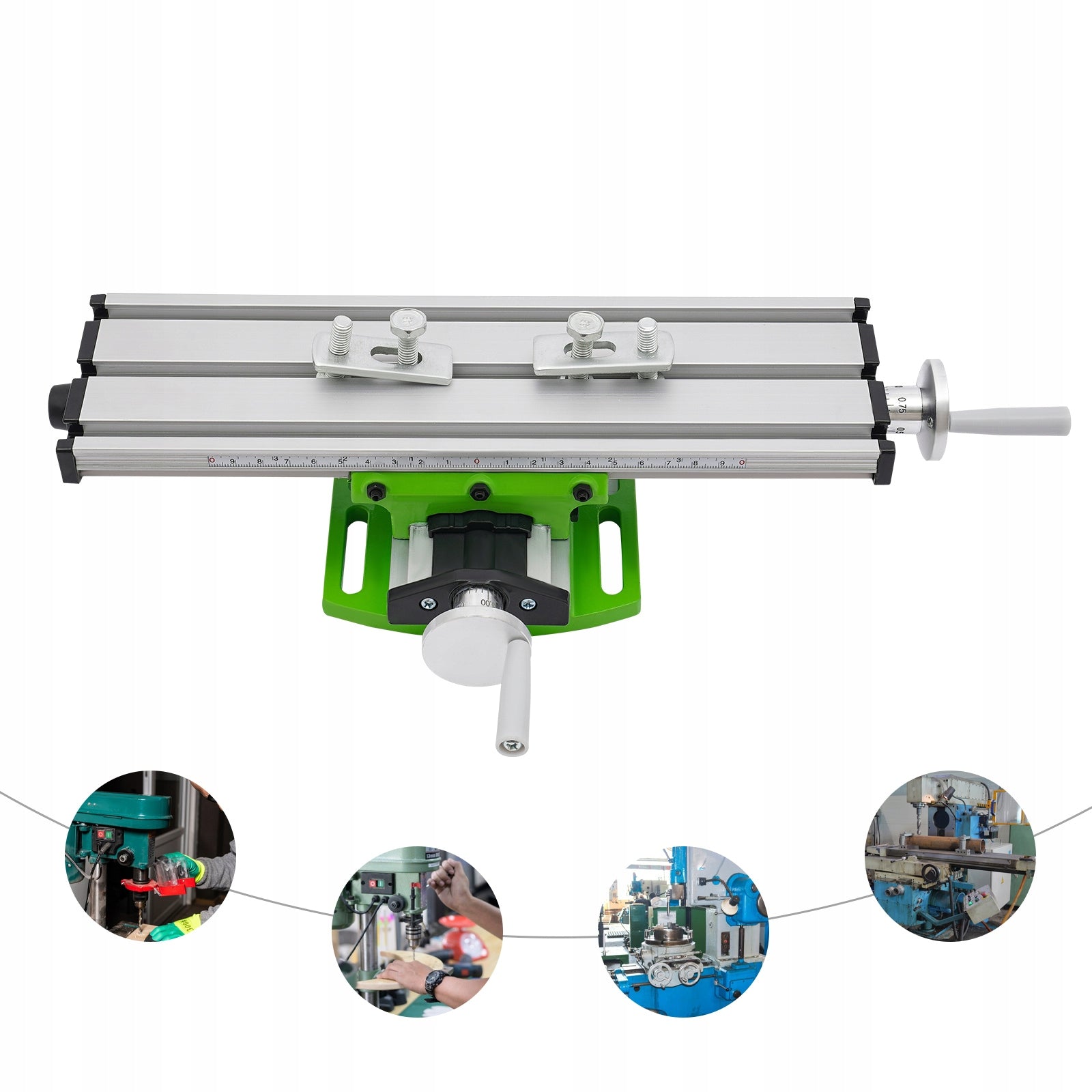 Cross Slide Compound Drilling Slide Table Multifunction Working Vise Table Packaging status original