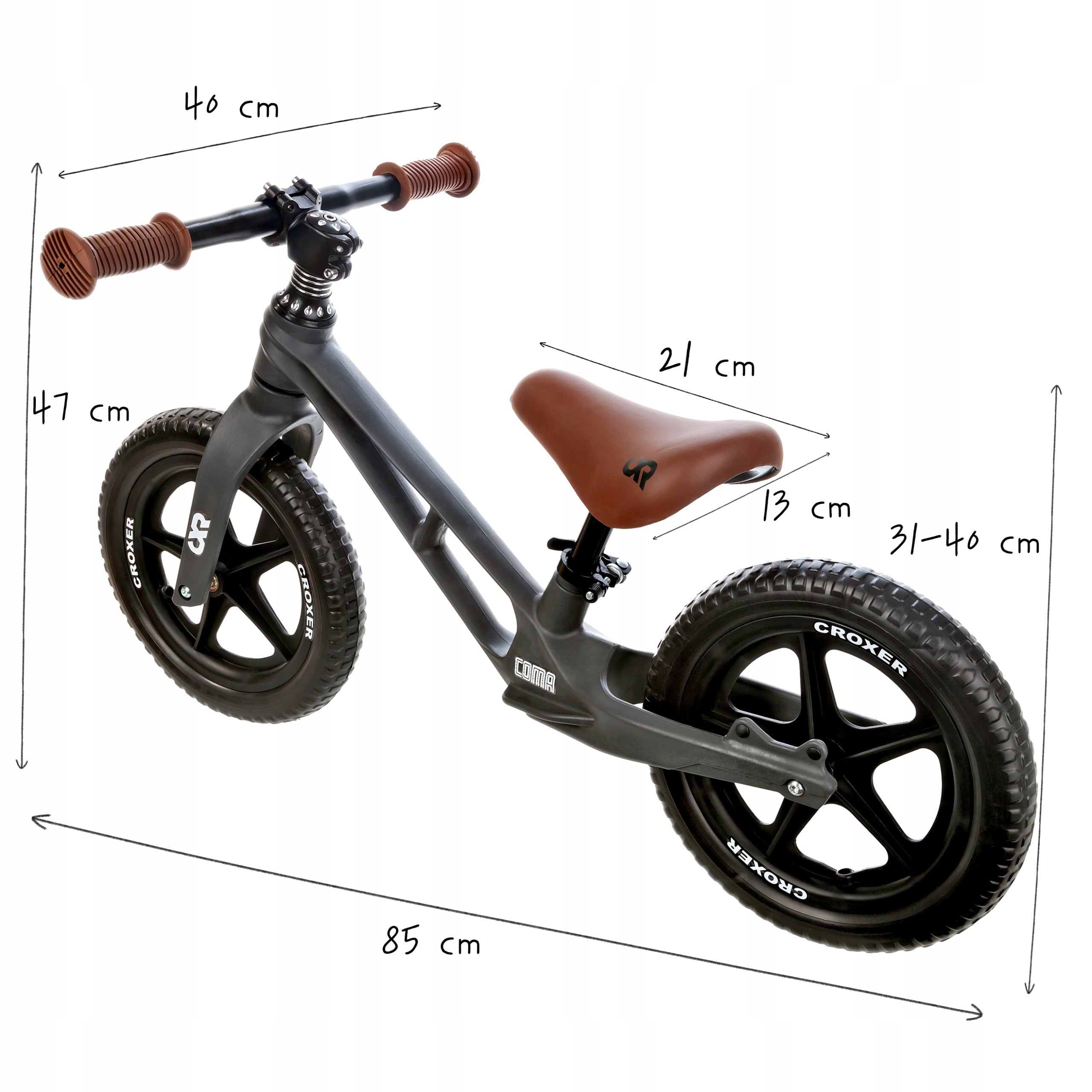 Cross-country bike Croxer Coma Grey Model Coma