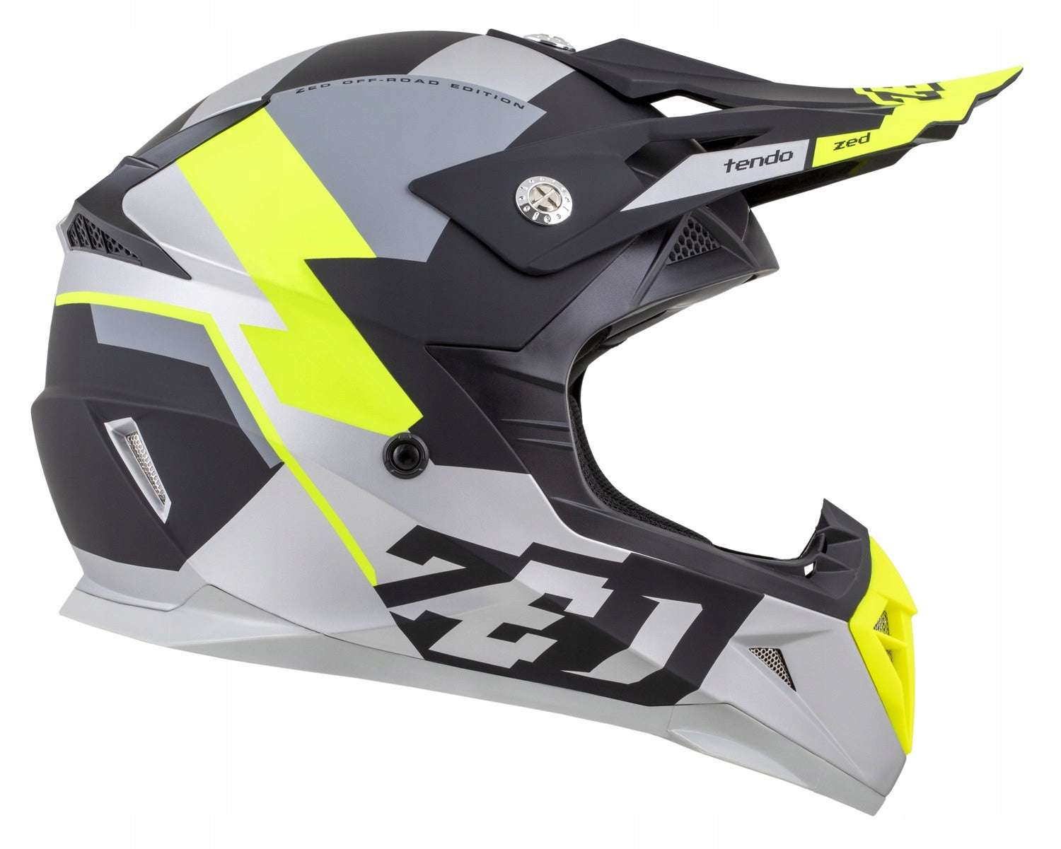 Cross enduro quad helmet ZED X1.9 XS silver mat ECE2206 + goggles for intercom Manufacturer's catalog number M140-2363-XS motocyklowy