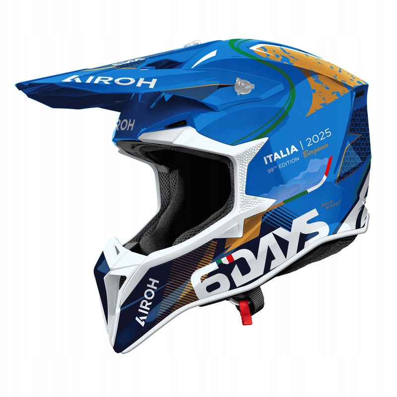 Cross helmet Airoh WRAAAP 6DAYS Italy Gloss jaw M 57-58cm