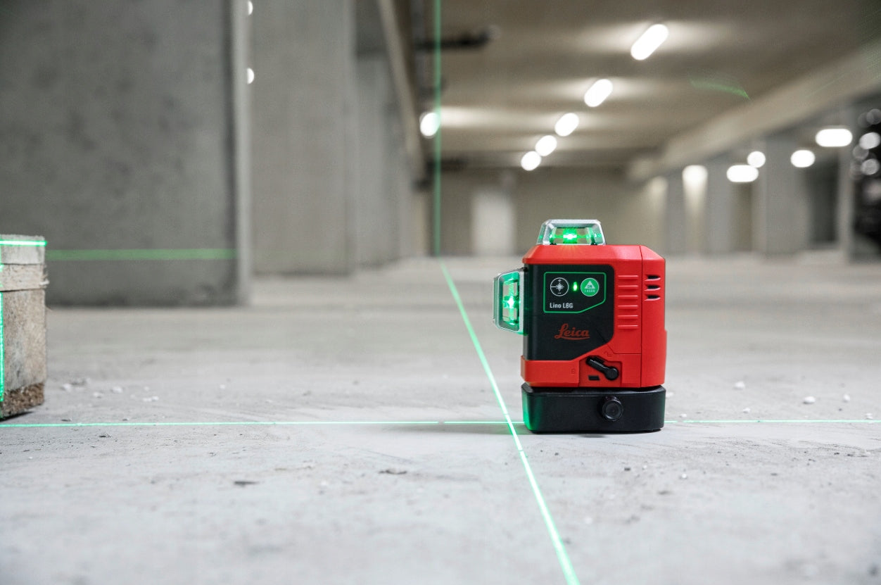 Cross laser 360 LEICA laser level LINO L6G cross laser green Power supply rechargeable battery