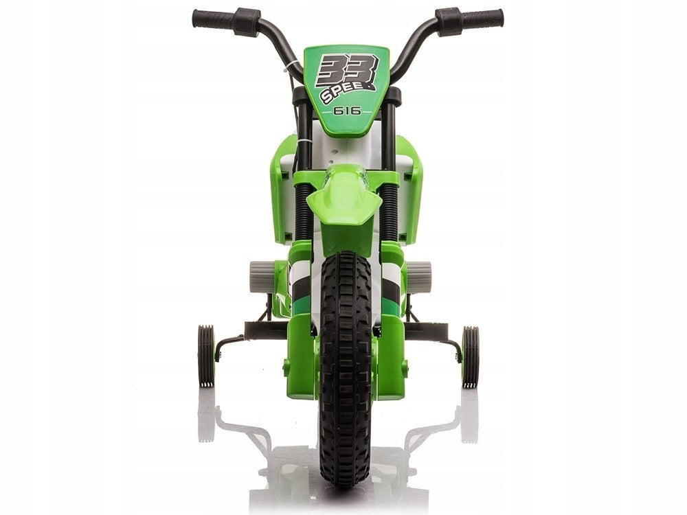 Cross motor for battery 77x35x46cm for children green Brand Lean cars