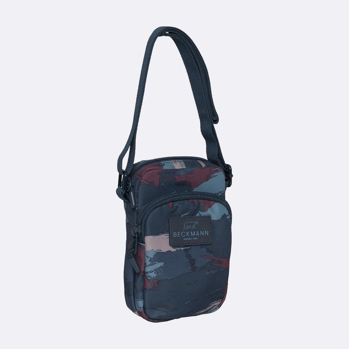Crossbody bag, blue brush Color multicolor