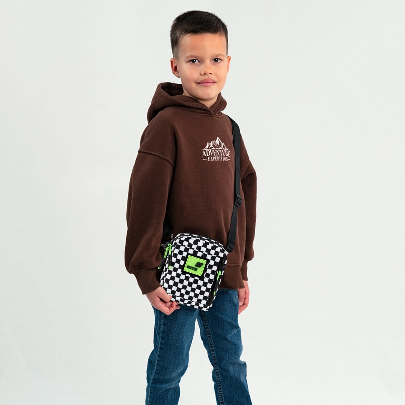 Crossbody checkered shoulder bag for children Kite Packaging status original