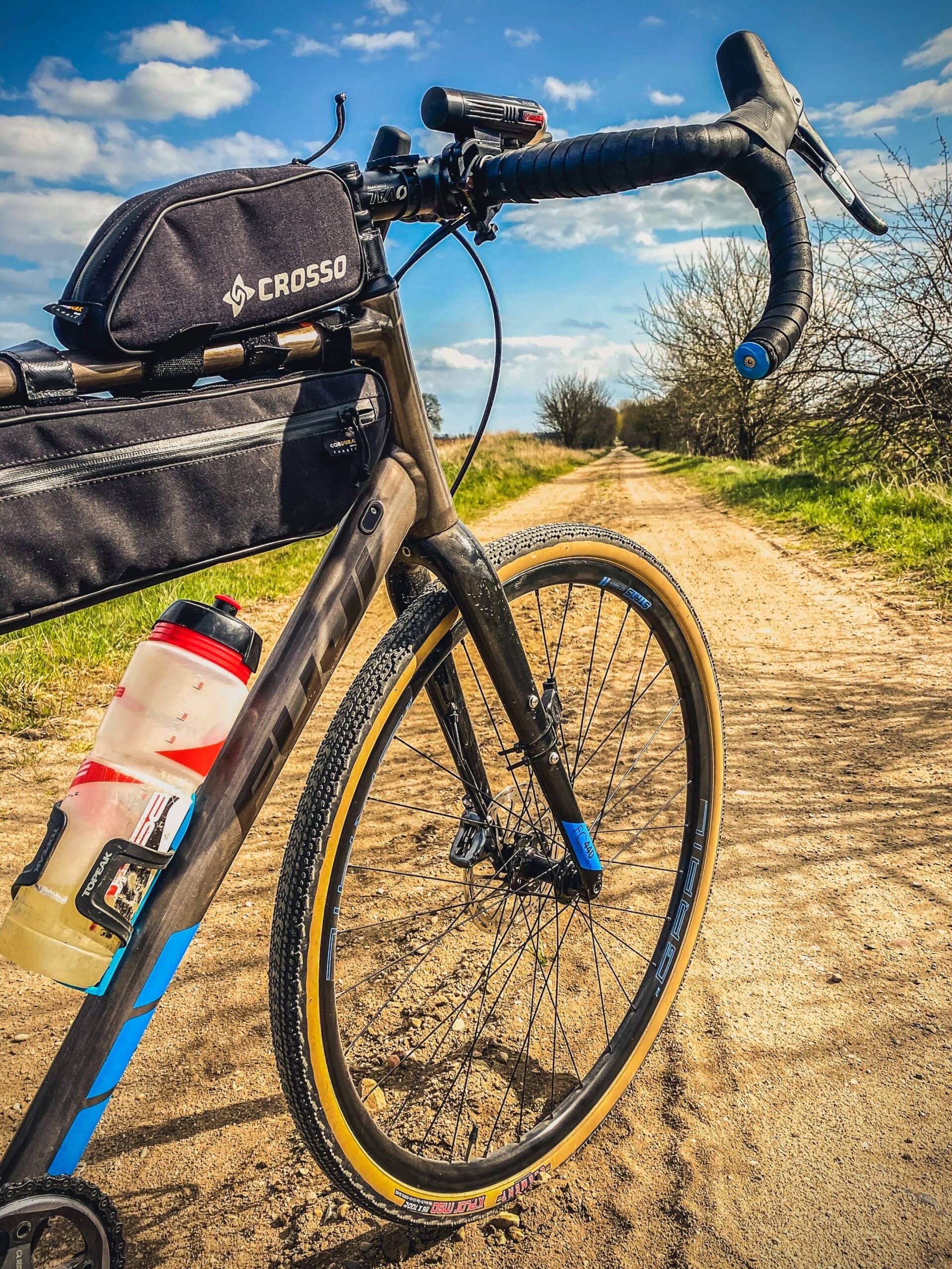 Crosso Zipper M Bike Pouch - Blue Brand Crosso