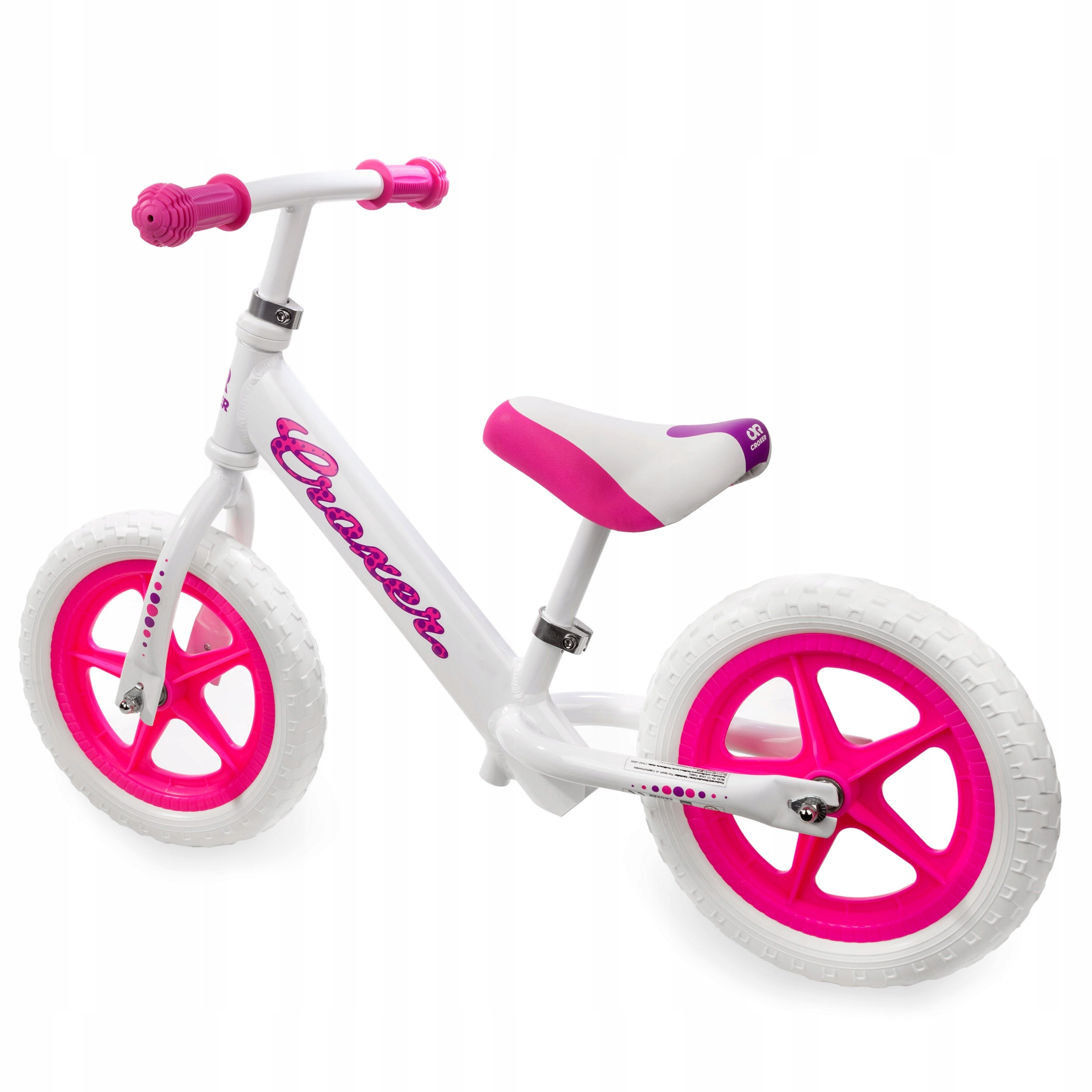 Croxer Cadea White/Pink Balance Bike Model Cadea