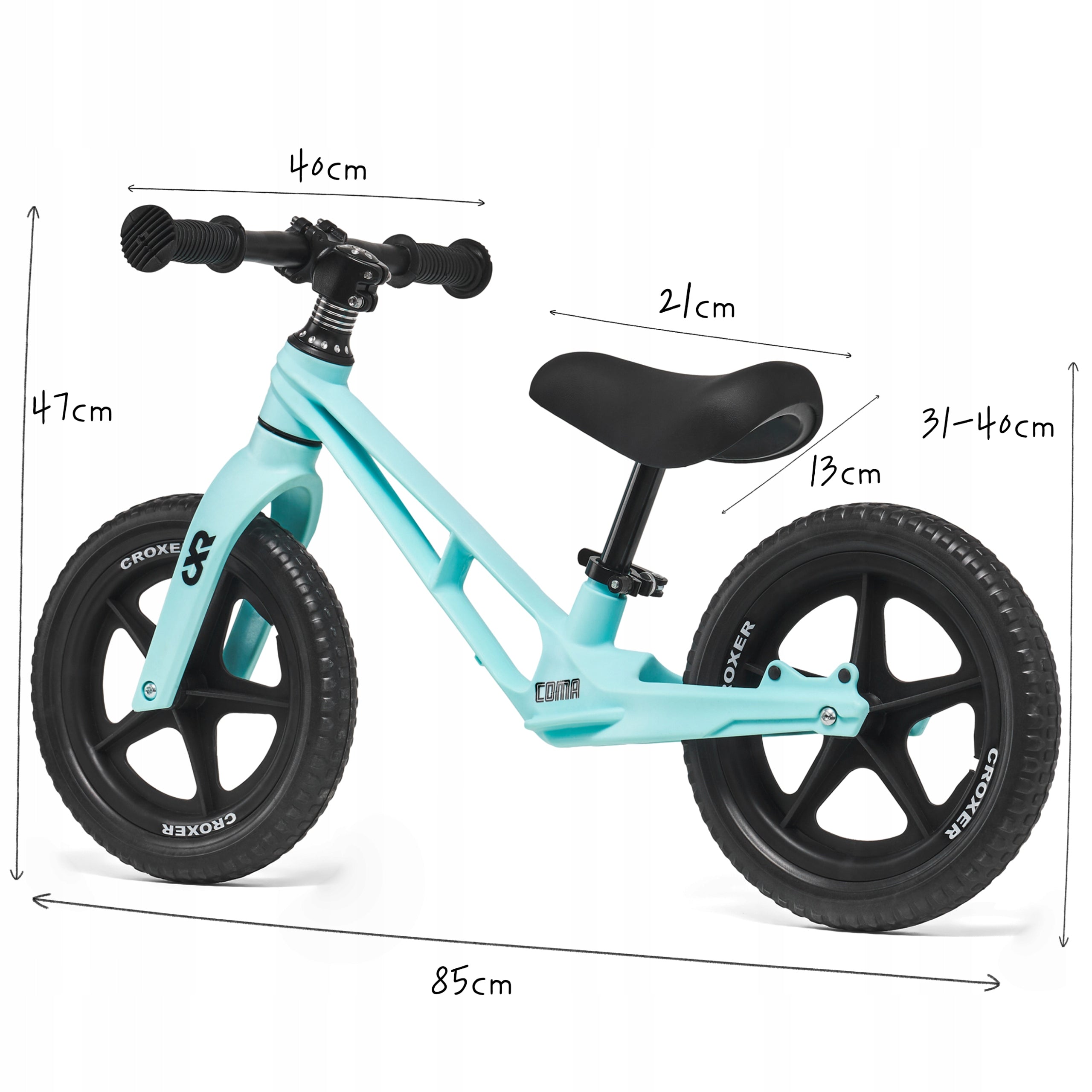 Croxer Coma Mint Balance Bike Brand Croxer