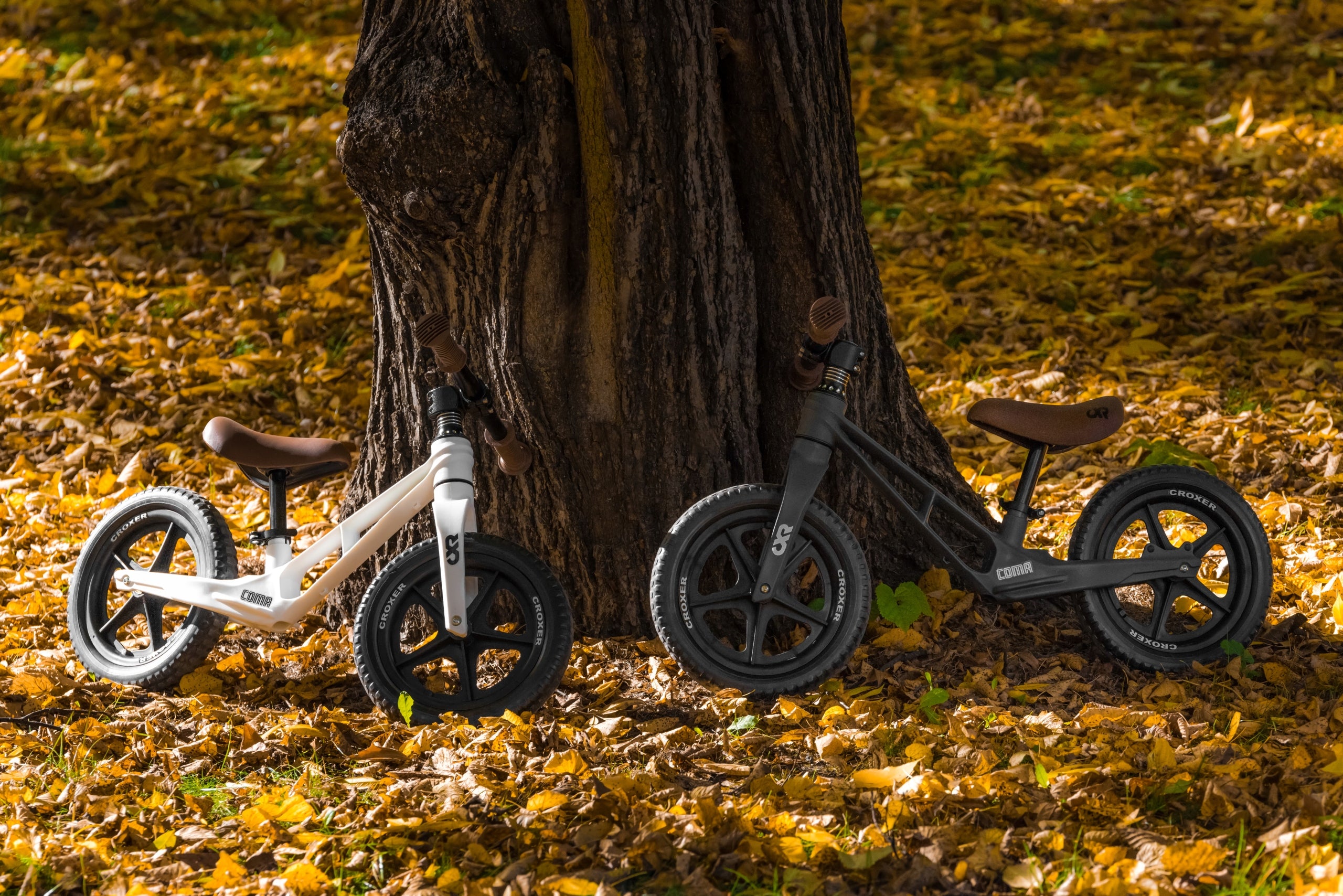 Croxer Coma White/Brown Balance Bike EAN (GTIN) 5903576089248
