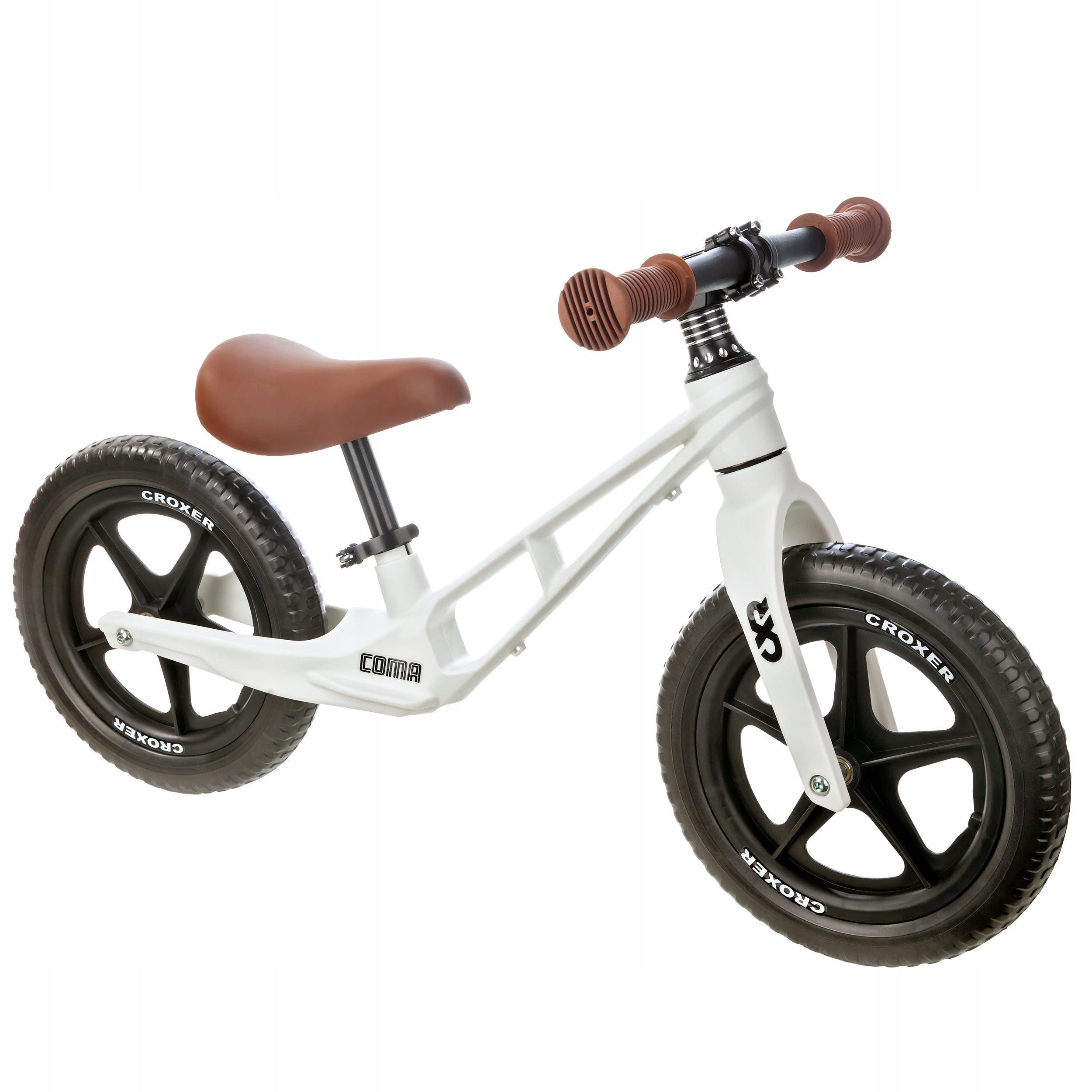 Croxer Coma White/Brown Balance Bike