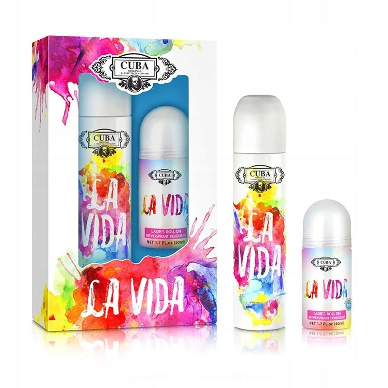 Cuba La Vida edp 100ml + Antiperspirant 50ml Brand Cuba
