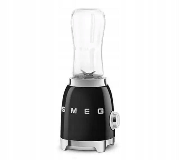 Cup Blender Smeg PBF01BLEU 300W 0,6L 2 Bottles Black for Mixing Brand Smeg