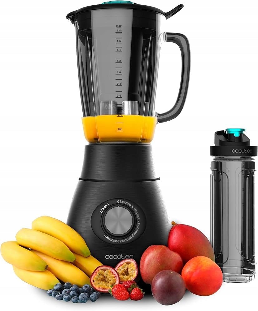 Cup blender Cecotec Power Black Titanium 2500MAX Go Manufacturer code 8435484043106