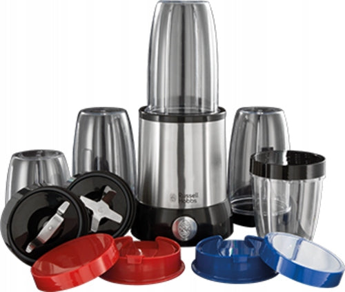 Cup blender RUSSELL HOBBS Nutri Boost 23180-56 + 4 water bottles Dominant color silver/gray