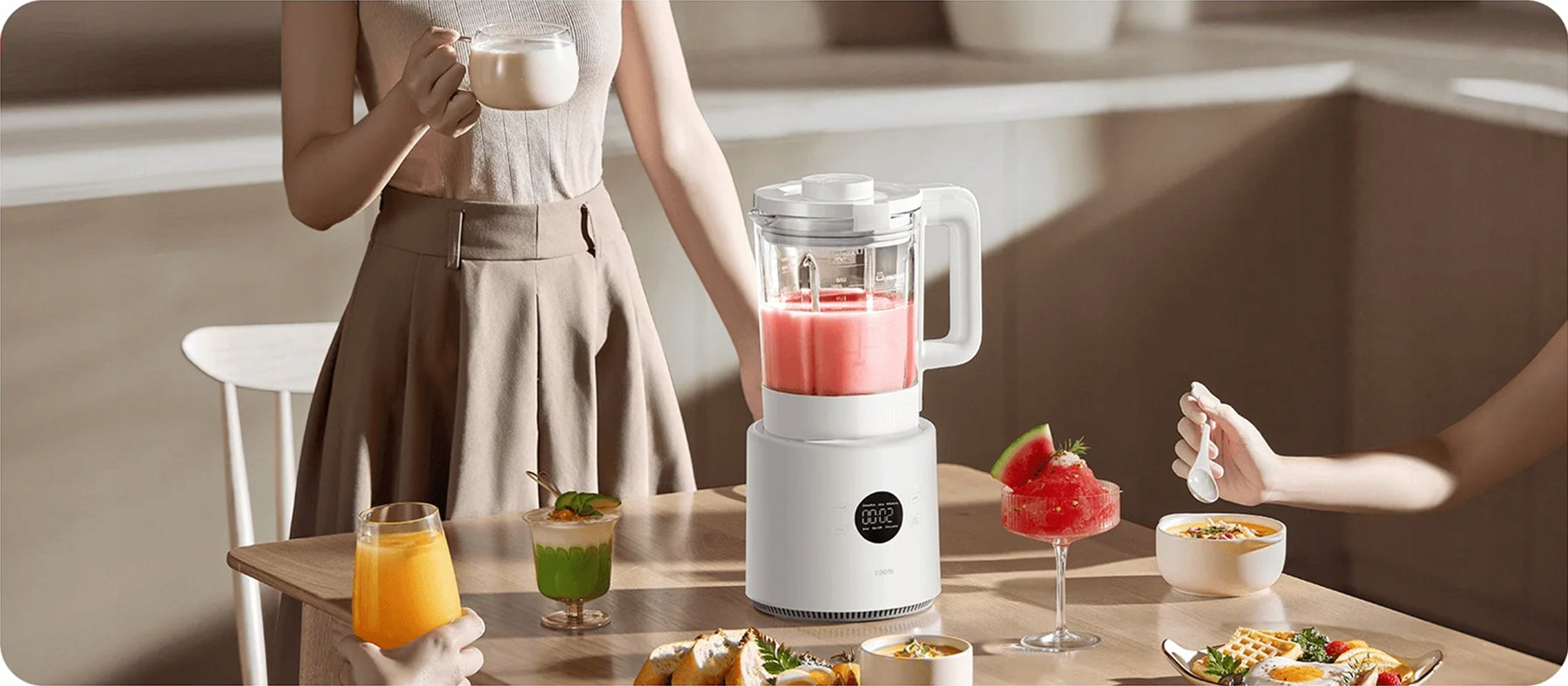 Cup blender Xiaomi Blender Pro 1,75L 800W heating 6 modes Manufacturer code MJPBJ01DEMEU
