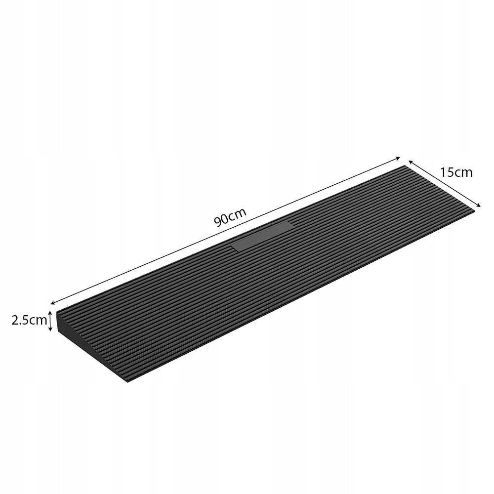 Curb Raid Rubber Threshold Ramp 90 x 15 x 2.5 CM Rubber 1PCS Manufacturer code sqyeer4
