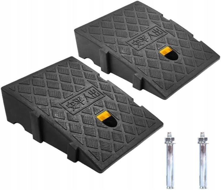 Curb ramps, portable, lightweight threshold ramps, 2 pcs, for driveway, ch