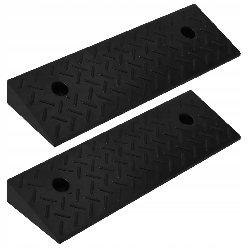 Curbside ramps, 2 pcs, 50 x 17,5 x 5 cm, rubber
