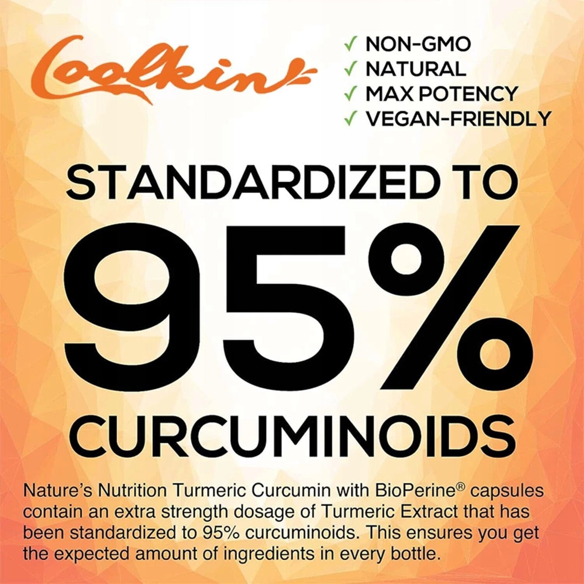 Curcumin - 95% Curcuminids, Black Pepper Extract Bio... Manufacturer code Coolkin