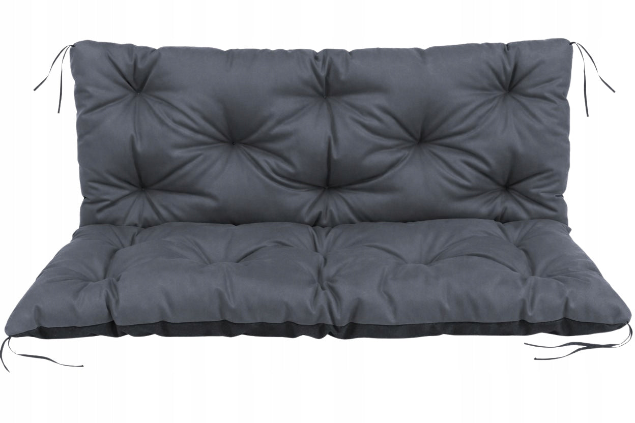 Cushion CUSHION 120x60x50cm for garden bench swing WATERPROOF graphite Manufacturer code 1015