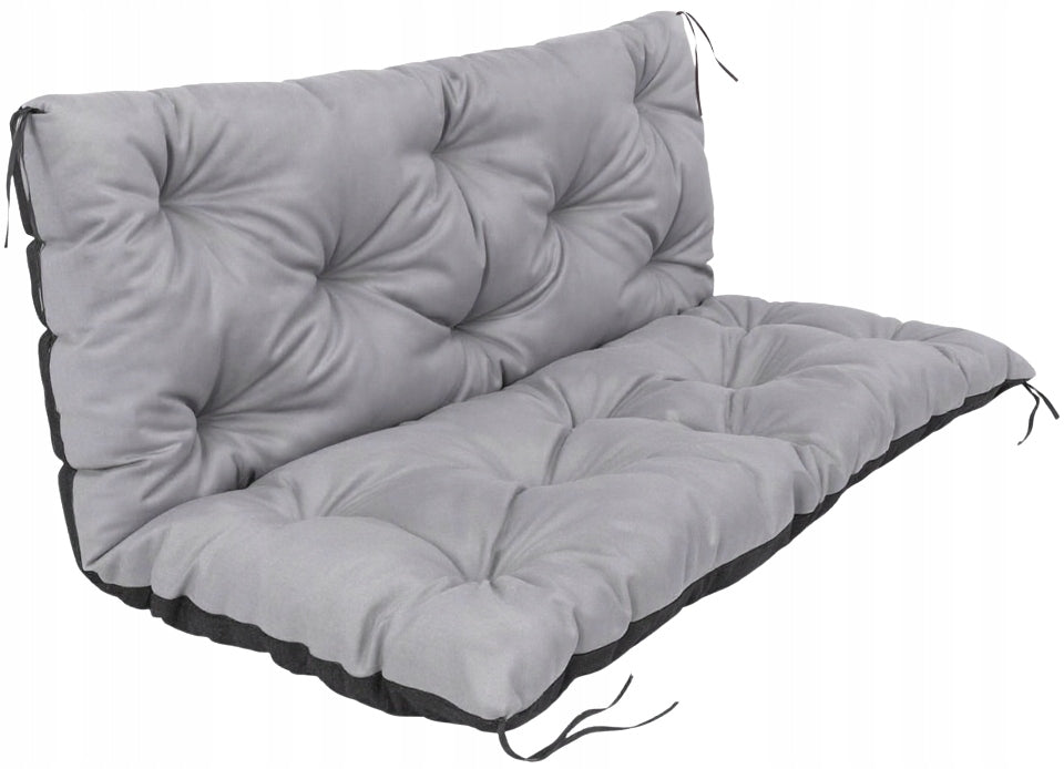 Cushion CUSHION 150x60x50cm for garden bench swing WATERPROOF grey