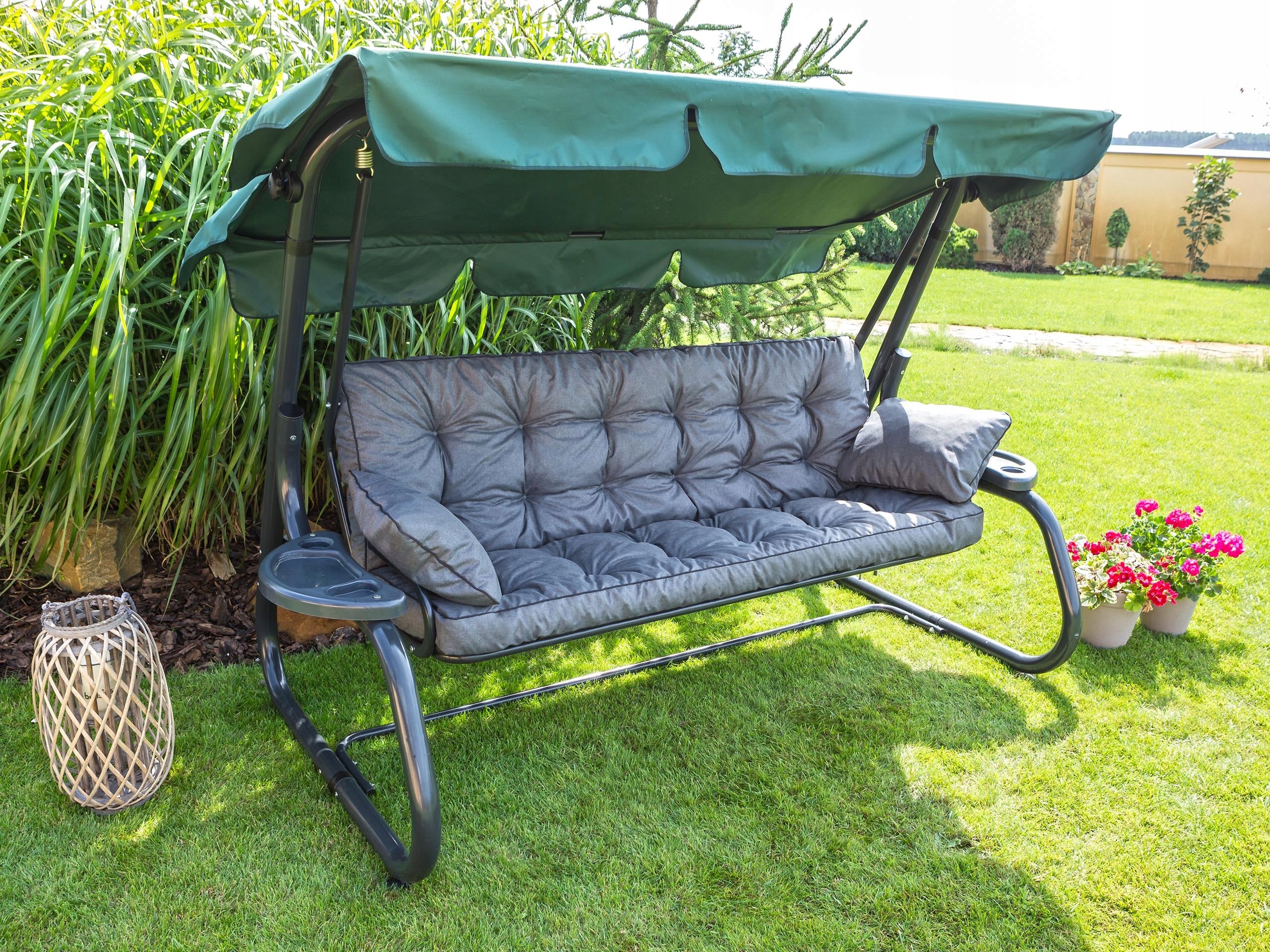 Cushion Swing Cushion for Garden Bench Waterproof 180 cm + 2 Jaśki Manufacturer Hobbygarden