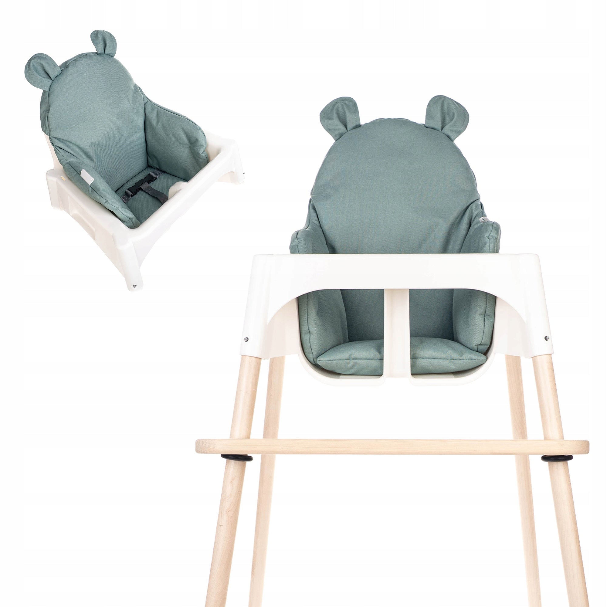 Cushion Waterproof for IKEA Antilop BEAR Chair aMami Handmade SAGE Color green