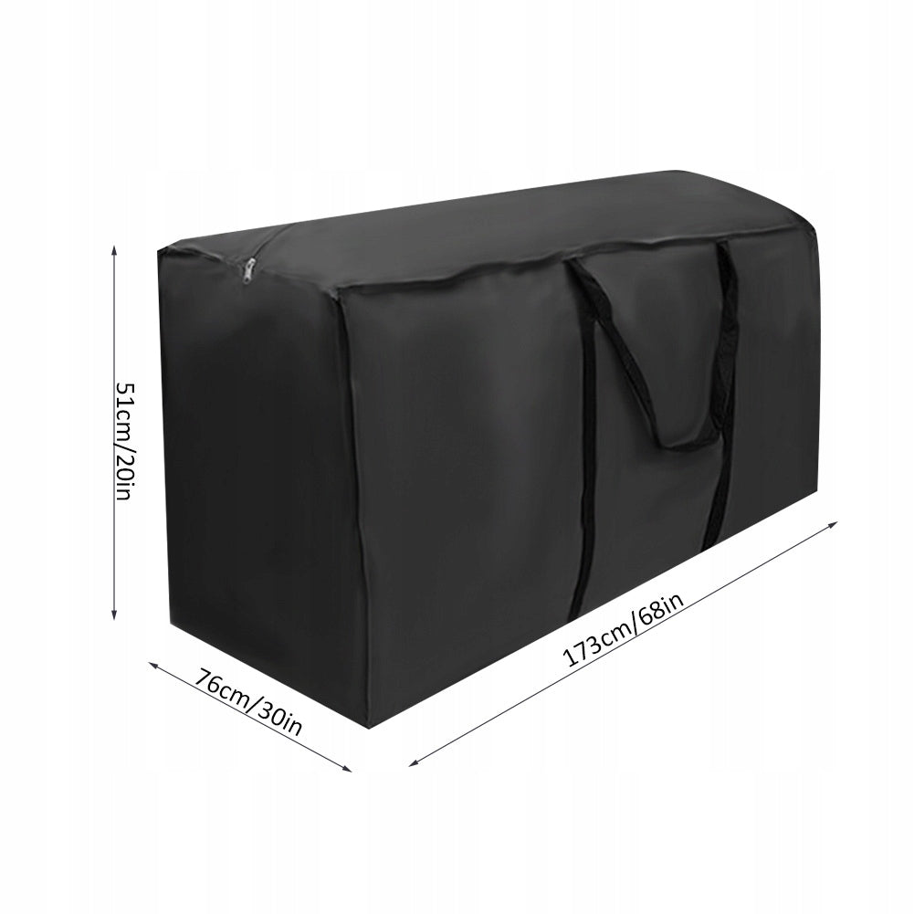 Cushion cover for garden 173 x 76 x 51 cm black Manufacturer no brand