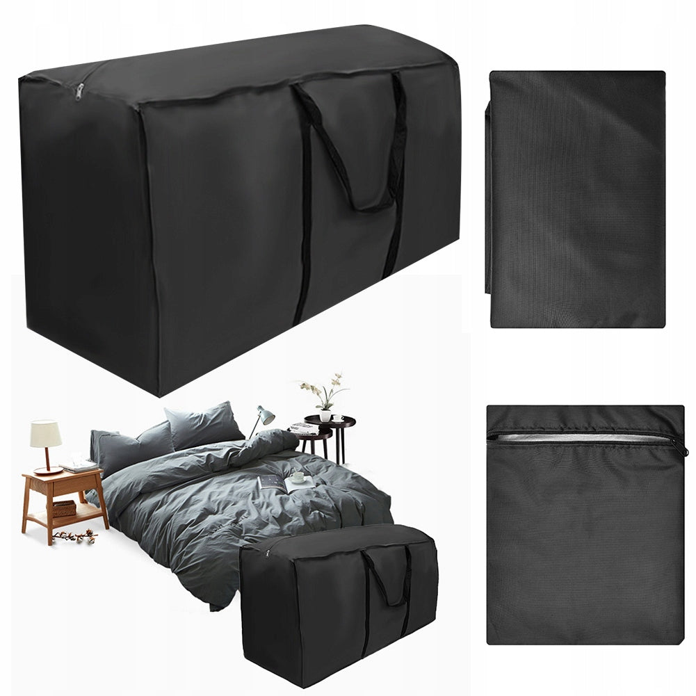Cushion cover for garden 173 x 76 x 51 cm black