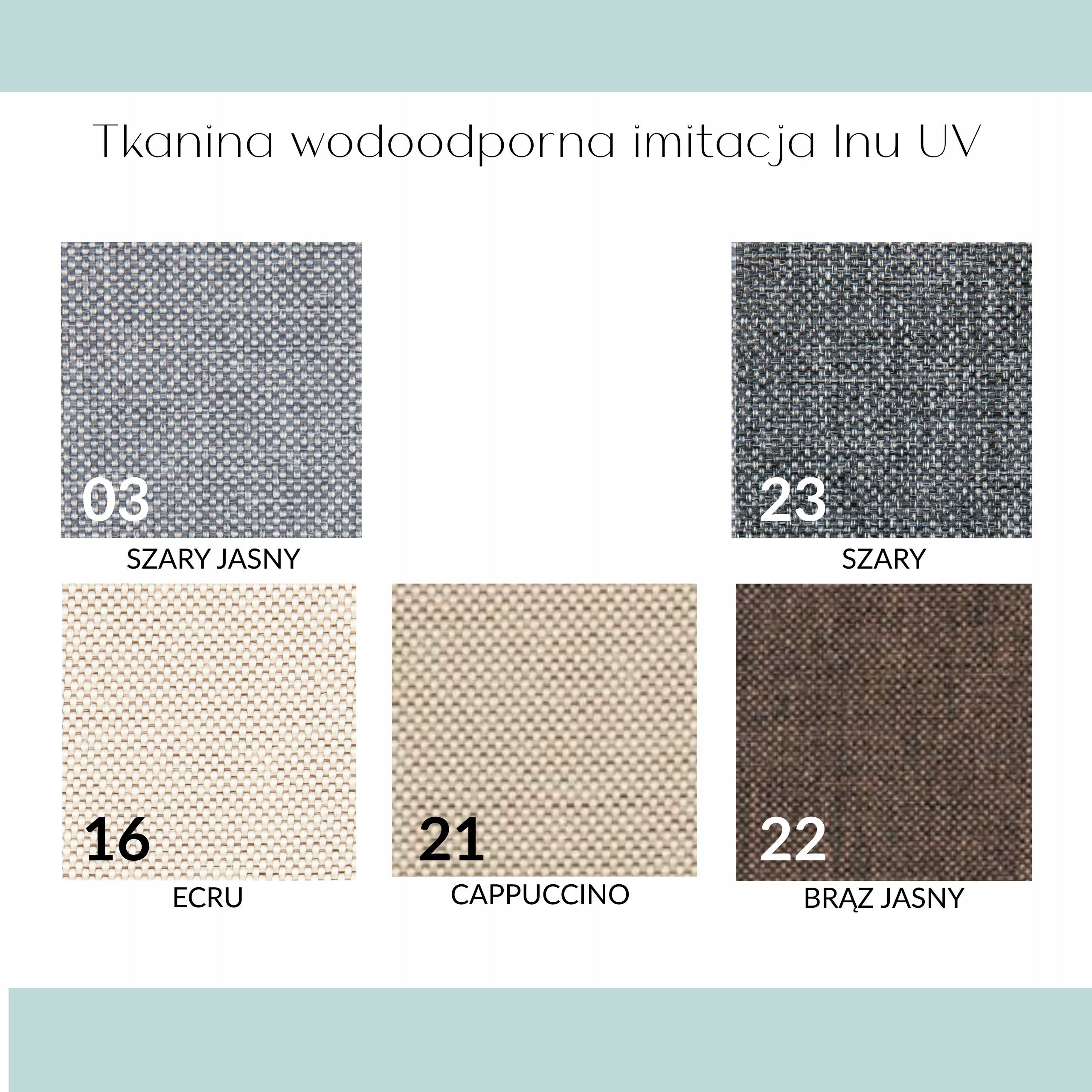 Custom-made cover for garden seat 60x10x10 cm waterproof UV zipper Length 10 cm
