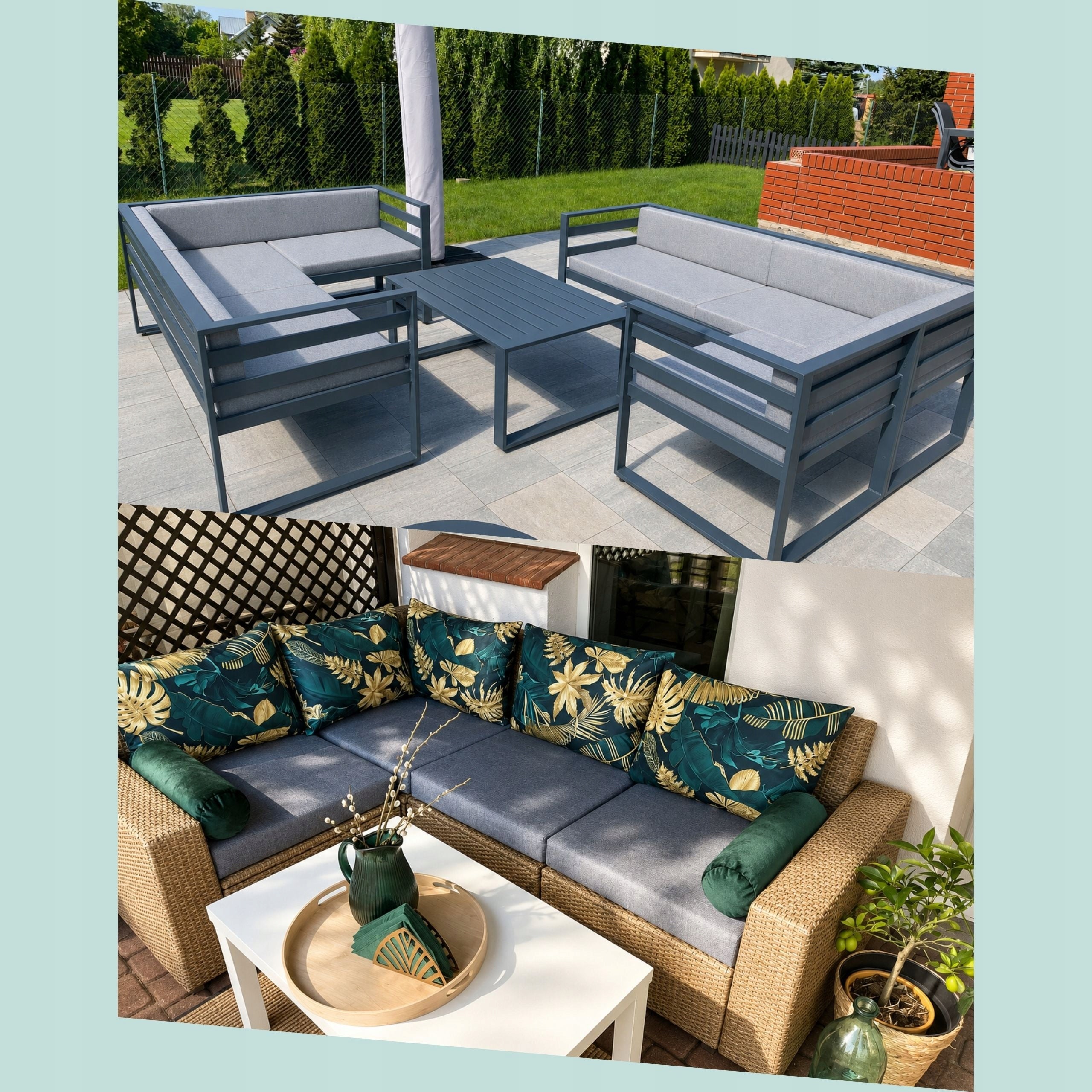 Custom-made cover for garden seat 60x10x10 cm waterproof UV zipper Product width 60 cm