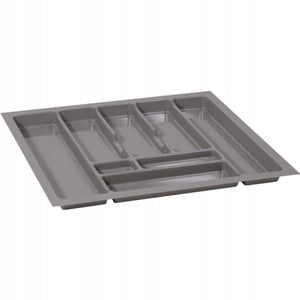 Cutlery insert drawer organizer 60x45Grey 530 x 430mm Manufacturer code 06384