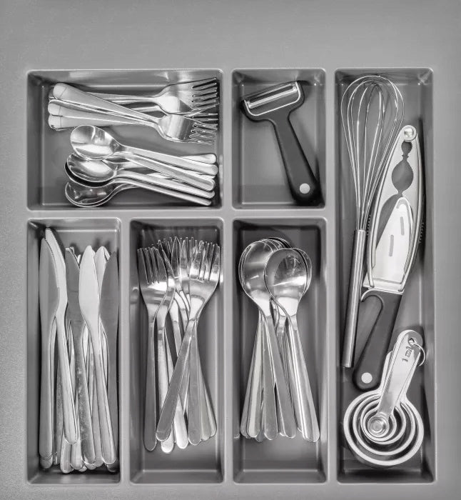 Cutlery organizer GTV drawer insert 50 anthracite axispace 440x474 Manufacturer code WK-SZ-AS-500-60