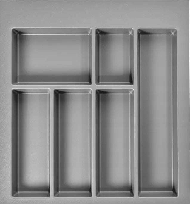 Cutlery organizer GTV drawer insert 50 anthracite axispace 440x474