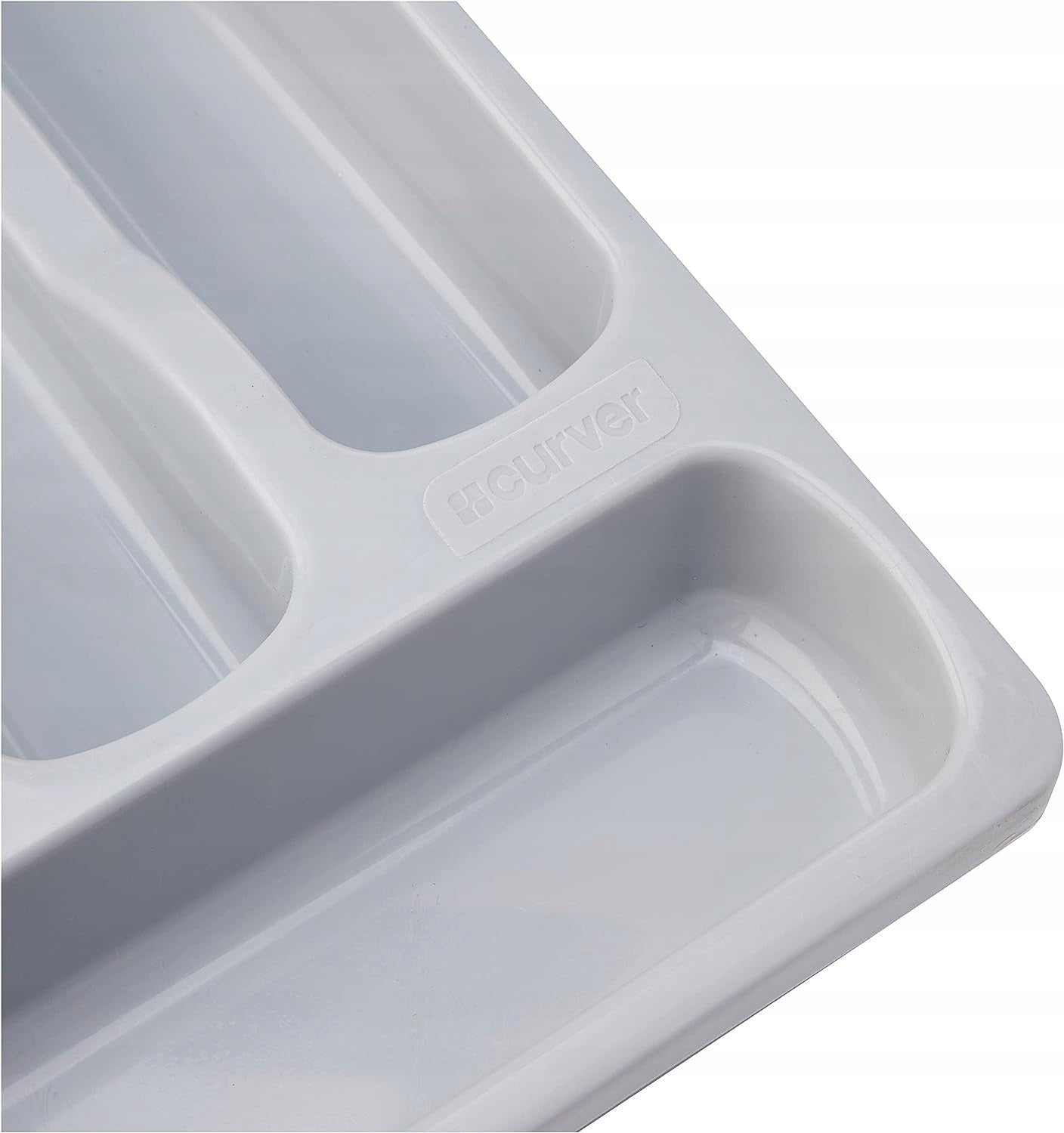 Cutlery tray Curver 4 compartments polypropylene grey small Manufacturer code 228006