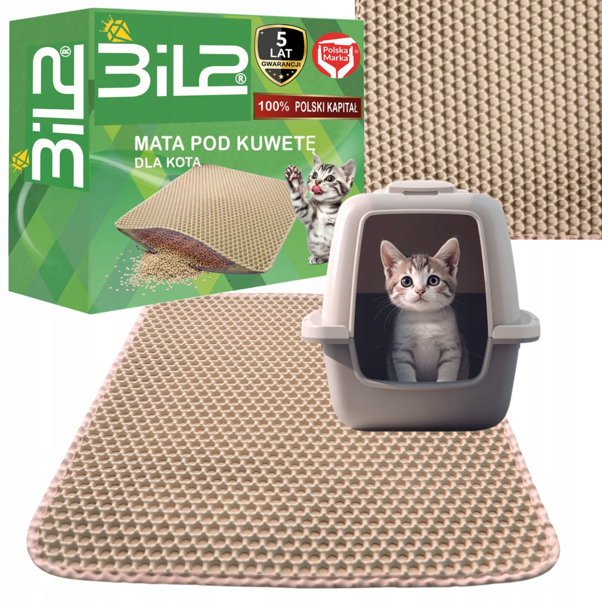 Cuvette Mat Cat Wiper Pad Beige BiL2 60x50