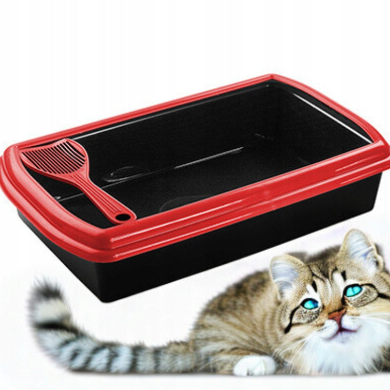 Cuvette cat toilet with spatula red Brand Korona Shops