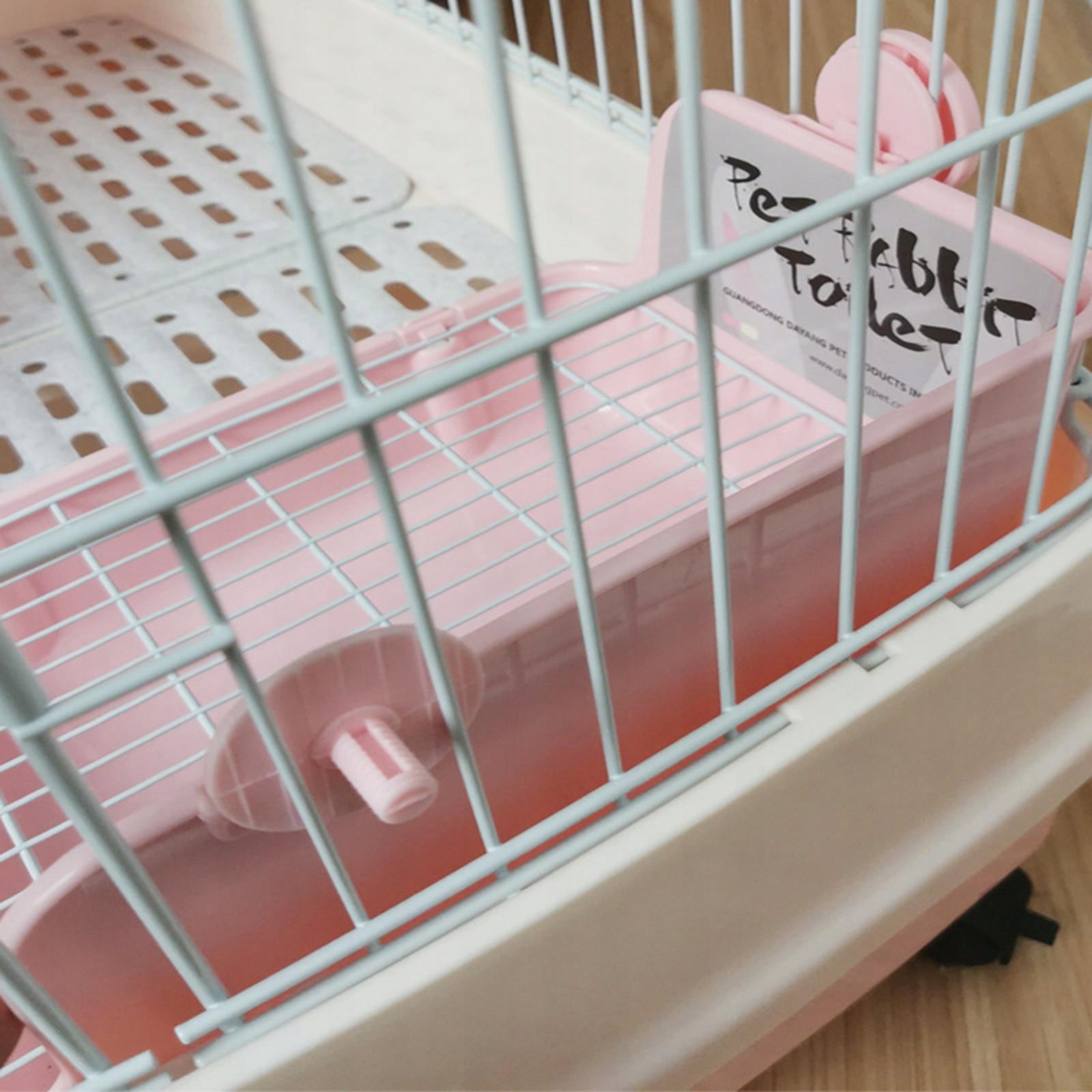 Cuvette for rabbits, poop tray for potty Color beige