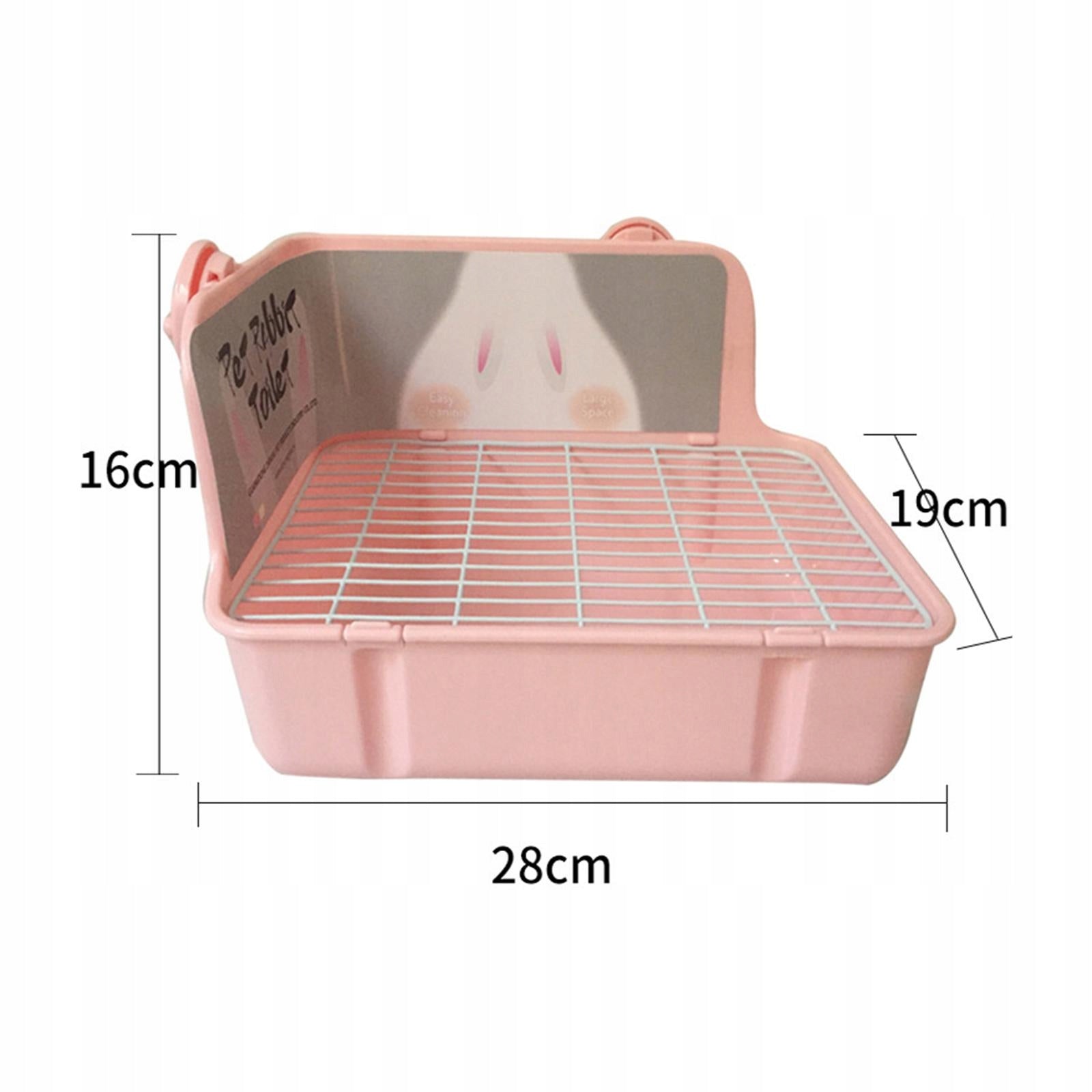 Cuvette for rabbits, poop tray for potty Kind litter box filters
