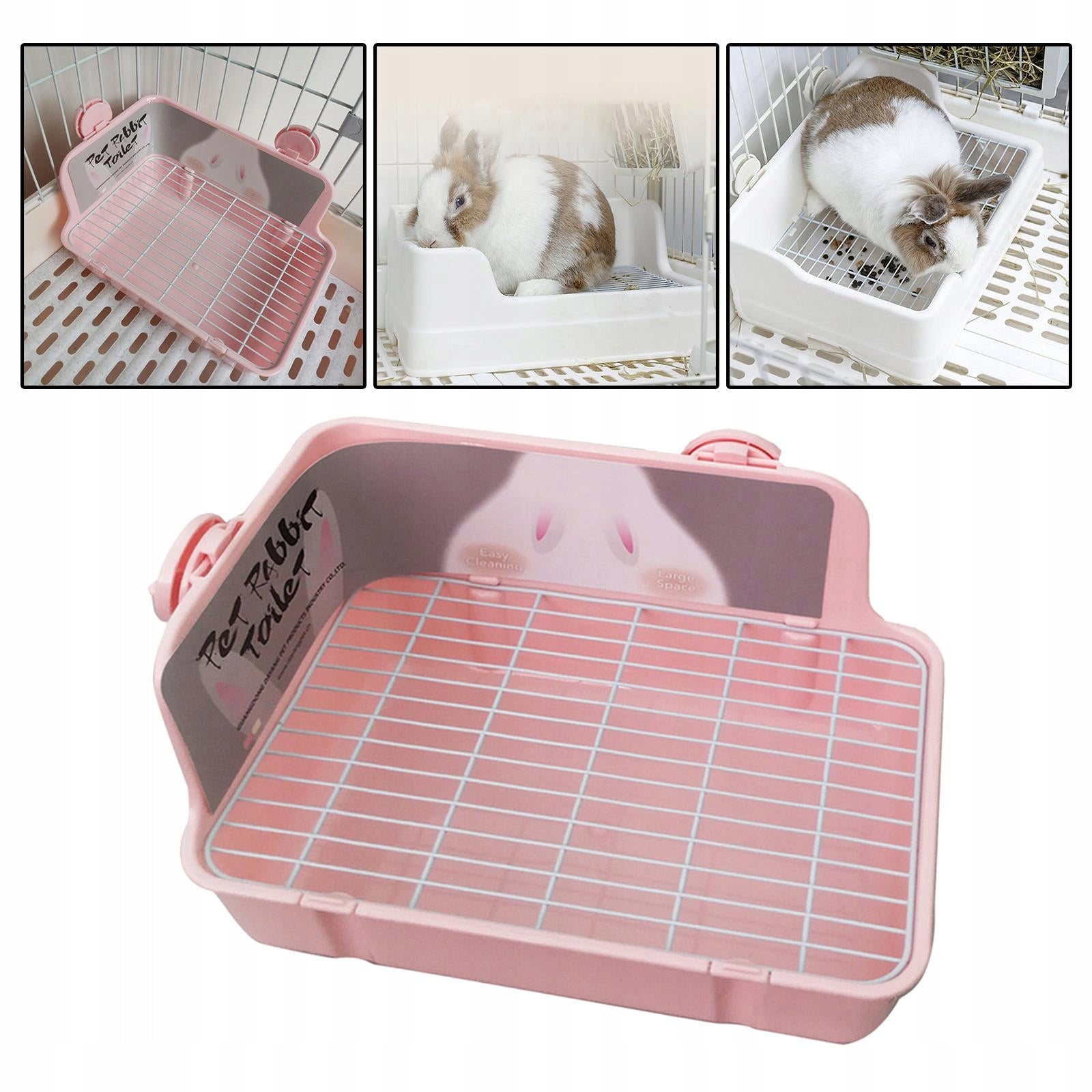 Cuvette for rabbits, poop tray for potty