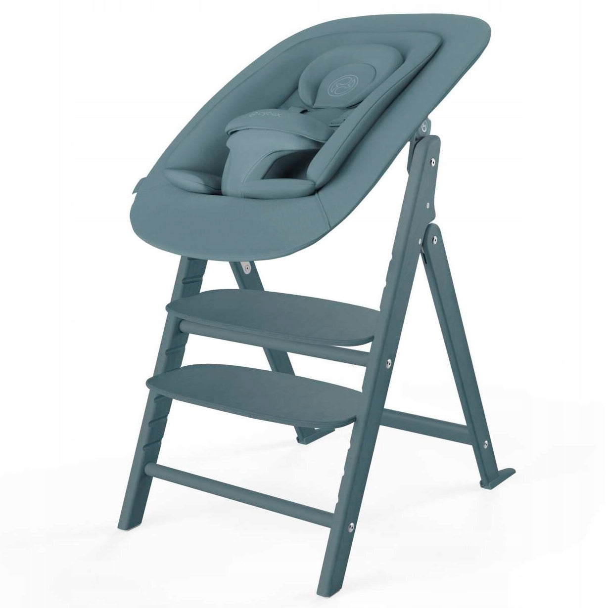 Cybex Click & Fold 4-in-1 Highchair / Stone Blue Brand Cybex