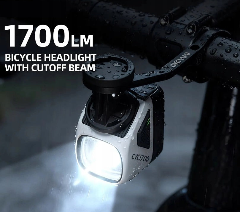 Cyclami Front Bike Light 1700 Lumens with Remote Control 4000mAh Packaging status original