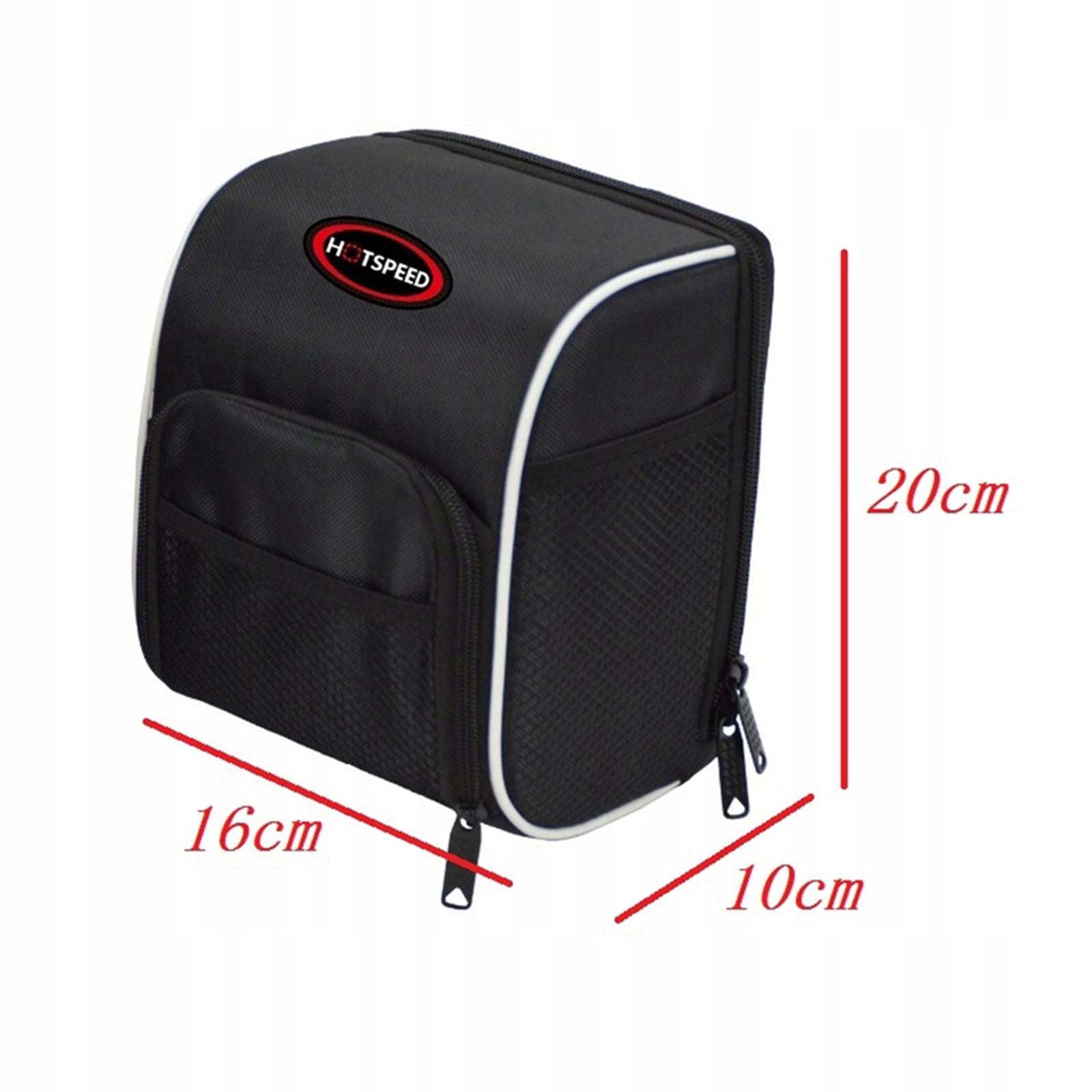 Cycle Handlebar Bag Quick Release Bracket Bike Road Bag Black, L- 16x20cm Brand no brand