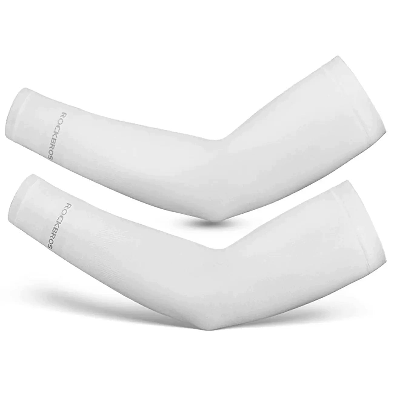 Cycling sleeves Rockbros XT9002W white (2 pcs. Rockbros
