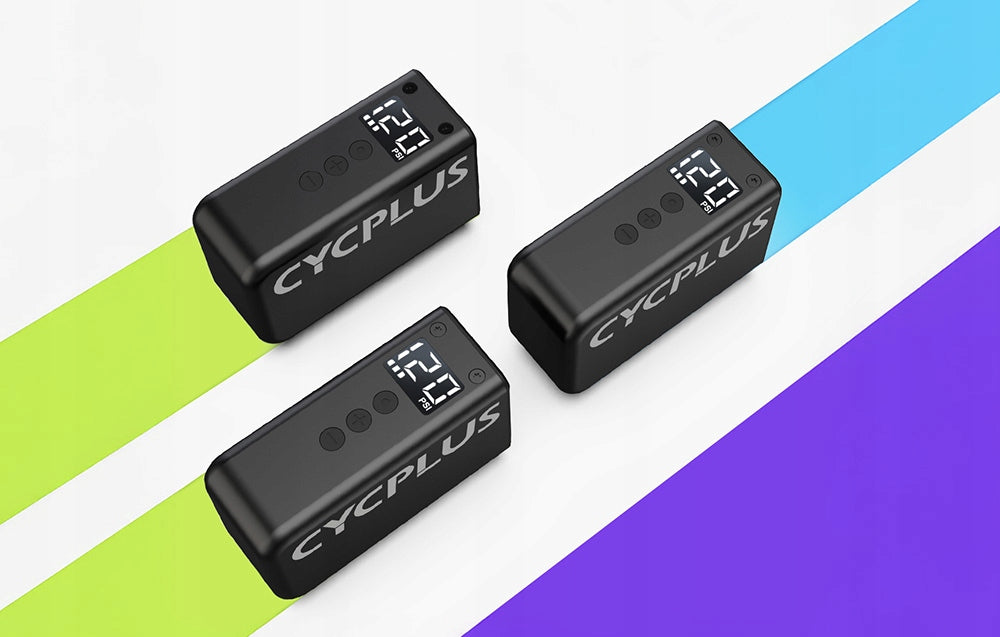 Cycplus AS2 Pro Mini Electric Pump 120 PSI LED USB-C For Bicycle Model AS2PRO