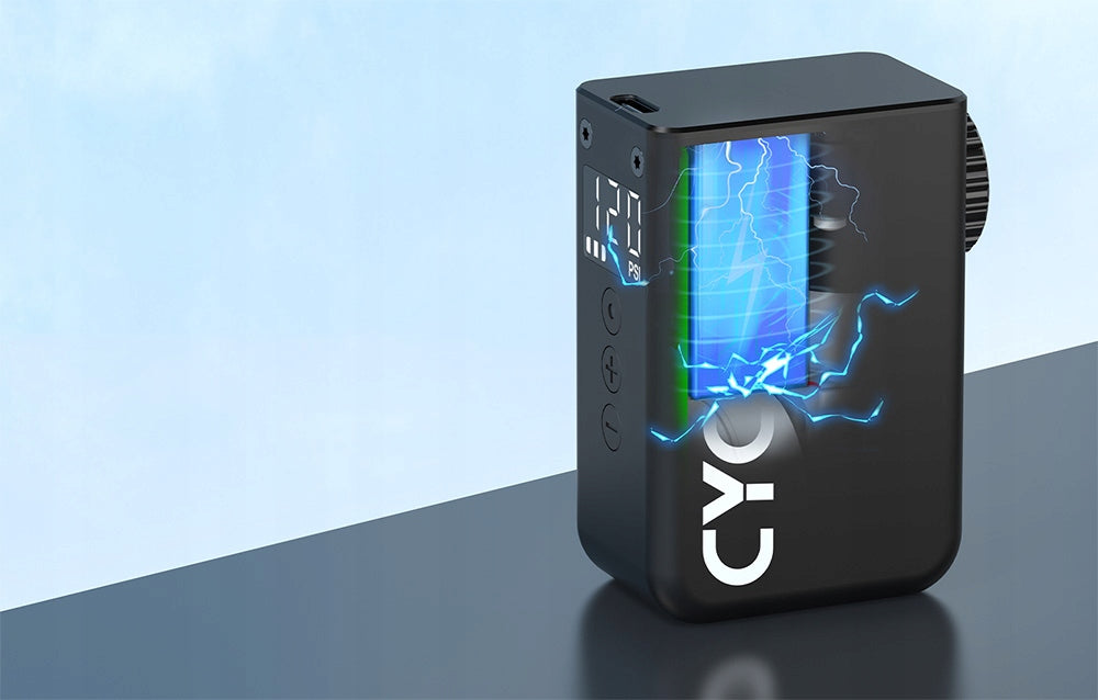 Cycplus AS2 ULTRA Mini Electric Pump 120 PSI LED USB-C For Bicycle Brand Cycplus